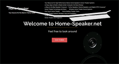 Desktop Screenshot of home-speaker.net