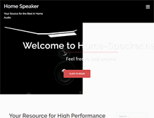 Tablet Screenshot of home-speaker.net